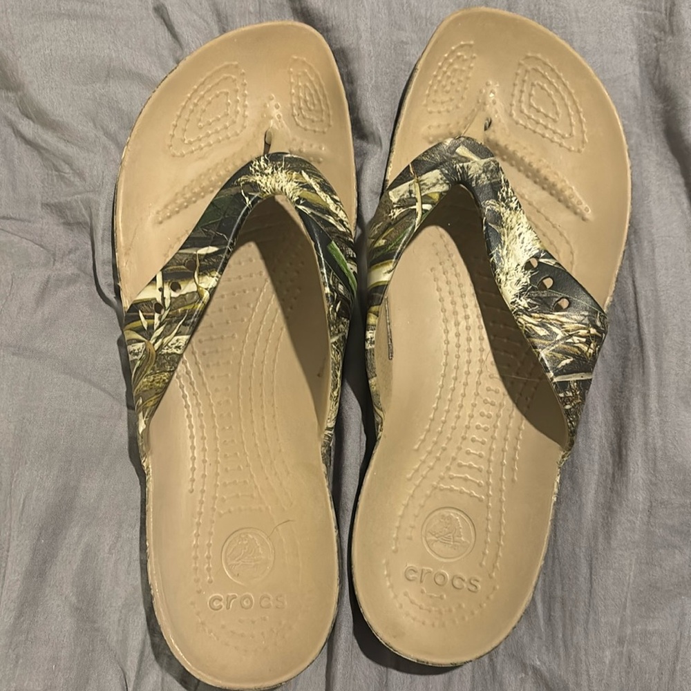 Croc sandals
